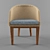 Elegant Ontario Chair 3D model small image 3