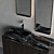 Elegant Roble Noche Vanity Set 3D model small image 3