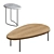 Modern Lily Highside Table Set 3D model small image 2