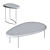 Modern Lily Highside Table Set 3D model small image 3