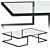 Modern Glass Coffee Table ROSSIN_ORIZZONTE 3D model small image 1