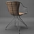 Wire Dining Chair 3D model small image 2