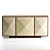 Sleek Pyramid Sideboard with Exquisite Craftsmanship 3D model small image 1