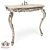 Handcrafted Beatrice Romano Home Bath Console, 2 Legs 3D model small image 1