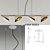 Elegant Orchid Suspension Lamp 3D model small image 1