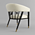 Sophisticated Saint Denis Armchair 3D model small image 3