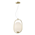 Scandinavian Style Glass Pendant 3D model small image 2