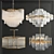 Glamorous Crystal Chandelier Collection 3D model small image 1