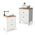 Hemnes Bathroom Vanity Set 3D model small image 1