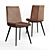 Vintage-inspired Williamsburg Dining Chair 3D model small image 1