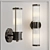 Title: Ralph Lauren Allen Double Light Wall Lamp 3D model small image 1