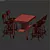 Elberton Counter-Height Table 3D model small image 3