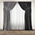 Detailed Curtain Model 3D model small image 2