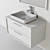 Indiana 90cm: Stylish Bathroom Furniture 3D model small image 3