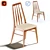 Scandi Eva Dining Chair 3D model small image 1