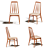 Scandi Eva Dining Chair 3D model small image 2