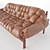 Luxurious Brazilian Leather Sofa 3D model small image 2