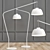 Elegant Calligaris Arpege Floor Lamp 3D model small image 1