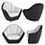 Elegant Corques Armchair for Stylish Comfort 3D model small image 1