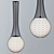 Sleek Pendant Lighting Elegance 3D model small image 1