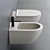 Cielo Enjoy Wall-Hung WC: Stylish & Functional 3D model small image 2