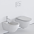 Cielo Enjoy Wall-Hung WC: Stylish & Functional 3D model small image 3