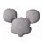 3D Mickey Balloon for Birthday Party 3D model small image 2