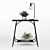 Sleek Industrial Style Console 3D model small image 1