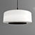 Nance 3-Light Drum Pendant: Stylish Illumination for any Space 3D model small image 2