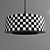 Nance 3-Light Drum Pendant: Stylish Illumination for any Space 3D model small image 3