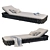Tosca Adjustable Lounger: Sleek and Comfy 3D model small image 1