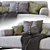 Modern Poliform Tribeca Sofa 3D model small image 2