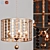 Elegant Layla Light Chandelier 3D model small image 1