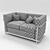 Ultimate LC2 Divano Sofa 3D model small image 3