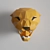 Tiger Head 3D Paper Sculpture 3D model small image 2