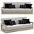 RH Outdoor Costa Sofa: Timeless Elegance 3D model small image 1