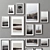 Multicolor Picture Frame Set 3D model small image 2