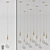 Elegant Pour Chandelier 3D model small image 1
