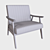 Modern Coral Springs Lounge Chair 3D model small image 3