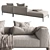 Michel Effe Sofa: Modern Comfort 3D model small image 2