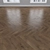 Oak Parquet: Herringbone, Linear, Chevron 3D model small image 2