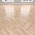 Cream Oak Parquet: Herringbone, Linear & Chevron 3D model small image 3