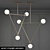 Areti Triangle Pendant Chandelier 3D model small image 1