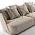 Alberta Audrey Sofa: Elegant Design, Superior Comfort 3D model small image 2