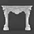Elegant Fire: Classical Fireplace 3D model small image 1