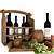 Title: Grapevine Wine Set 3D model small image 2