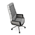Elegant King Office Armchair | Stylish Design & Comfort 3D model small image 3