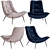 Lulea Armchairs: Stylish Comfort for Your Home 3D model small image 1