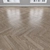Oak Parquet Flooring: Herringbone, Linear, Chevron 3D model small image 2