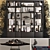 Elegant Bookcase with Vase & Figurine 3D model small image 1